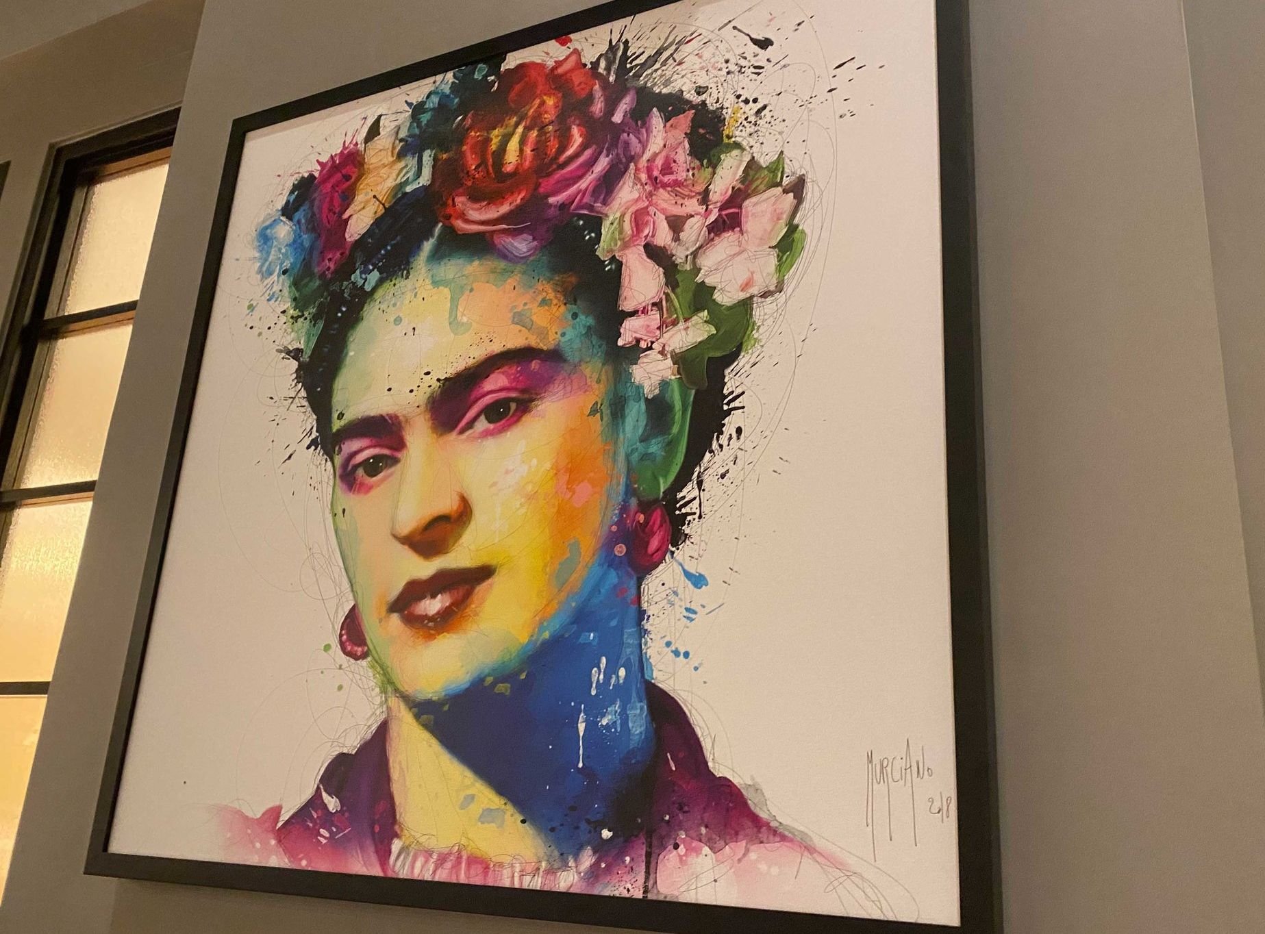 Watercolor painting of Frida Kahlo